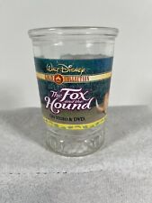 BAMA Disney Gold Collection Jelly Jar Glass FOX and the HOUND #2 picture