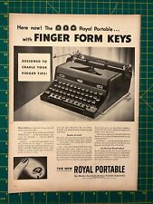 1948 Vintage New Royal Portable Modern Typewriter Speed Spacer  Print Ad B2 picture