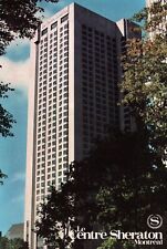 Postcard Le Centre Sheraton Montreal Quebec Hotel Building Posted 1984 picture