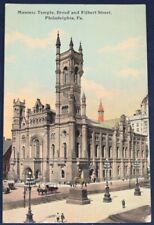 Masonic Temple, Philadelphia, PA Postcard 1912 picture