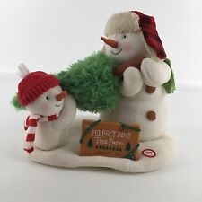 Hallmark Jingle Pals Tree Farm Snowman Christmas Decoration Sound Light Motion picture