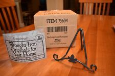 Longaberger Foundry Collection Wrought Iron Tabletop Small Easel 1998 picture