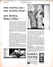 Original 1931 Sanka Coffee Ad: Stop counting cups, sheep, start drinking picture
