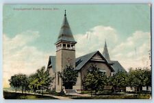 Wadena Minnesota MN Postcard Congregational Church Building Trees Exterior 1910 picture