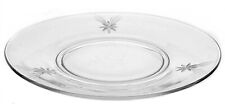 Tiffin Franciscan Jupiter Luncheon Plate Glass Atomic Star 8 1/4 Vintage picture