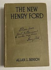 The New Henry Ford Allan L. Benson Funk & Wagnalls New York London 1923 picture