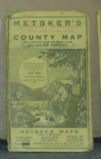 Late 1940's Metsker's Map of Southeast Washington Blue Mountain Area picture