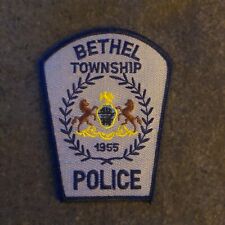 Bethel Township Pennsylvania Police - 2nd Issue - Shoulder Iron On Patch picture