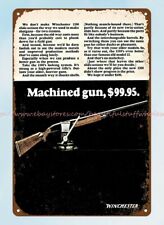1967 rifle WINCHESTER 1200 Slide Action hunting firearm metal tin sign metal art picture