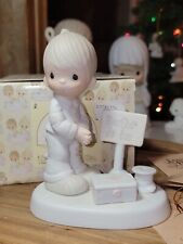 1981 Precious Moments E-7159 “Lord Give Me Patience” With Box picture