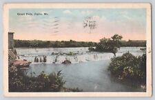 Postcard Missouri Joplin Grand Falls Panorama Landscape Vintage Antique 1922 picture