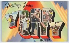Tampa, FL Postcard-  LARGE LETTER GREETINGS FROM YBOR CITY picture