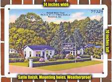 METAL SIGN - Georgia Postcard - Mcgriff Motor Court On U. S. 17 - 3 Miles Sout picture