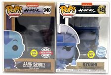 Funko Pop Avatar the Last Airbender Aang Spirit #940 & Kyoshi #1489 GW Set of 2 picture