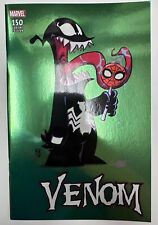 Venom #150 (2017) Heroes Con Exclusive Skottie Young Green Foil Variant NM-/NM picture