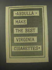 1954 Abdulla Cigarettes Ad - Abdulla make the best Virginia cigarettes picture