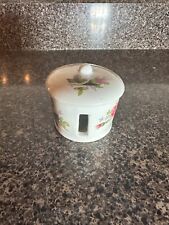 La Vie Porcelain Covered Stamp Holder dispenser 2” tall *****FREE SHIPPING***** picture