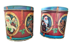 Vintage Wolfgang Christmas Canisters I Set of 2 picture
