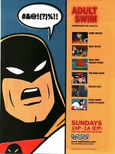 2002 - PRINT AD - ADULT SWIM TV SHOWS AD - SPACE GHOST COAST TO COAST - CARTOON picture