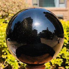 1210g Natural Silver Obsidian Quartz Crystal Ball Sphere Healing HH308 picture