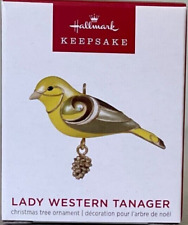 Hallmark Keepsake 2023  The Beauty of Birds LADY WESTERN TANAGER Ornament - NIB picture