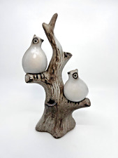 Howard Pierce Pottery with 2 quails in a tree picture