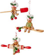 4-Inch Gingerbread Baking Tool Ornaments picture