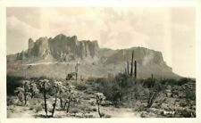 Arizona Superstition Mountain #4443 1937 RPPC Photo Postcard 22-2865 picture