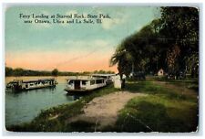 c1910's Ferry Landing At Starved Rock State Park Ottawa Illinois IL Postcard picture