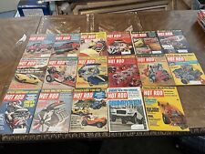 Vintage 1960s HOT ROD MAGAZINES Lot Of (17) RARE  picture