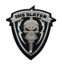 ISIS terrorist hunting SLAYER  3.5 inch TACTICAL Morale hook PATCH  picture