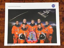 CREW OF SPACE SHUTTLE MISSION STS-119 - 2008 NASA 8x10 COLOR PHOTO picture