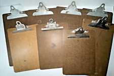 Lot Of 8 Vintage Clipboards 9”X 15.5” & 9”X 12.5”- A&W, National, Leonard, OIG picture