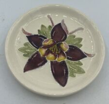 Vintage MOORCROFT Floral Pin Dish England 3