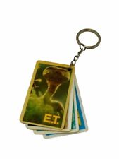 Vintage ET Extra-Terrestrial  Film Card Key Chain, 1980s PB158-6 picture