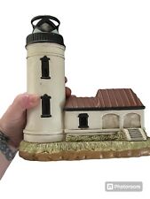 Lefton 1903 Admiralty Head Washington Lighthouse Lighted 10 inch Vintage c 1993 picture