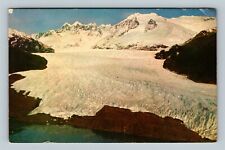 Juneau AK, Aerial View Mendenhall Glacier, Alaska c1966 Vintage Postcard picture
