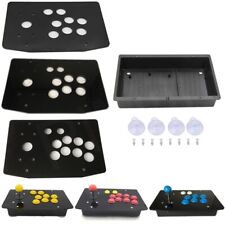 DIY Arcade Joystick Acrylic Panel Flat Case 24mm/30mm Buttons Hole Kits US Stock picture