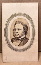 JOHN BRIGHT British Quaker MP ANTI SLAVERY CAMPAIGNER 1857 GEM TYPE CDV PHOTO picture