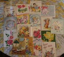 BEAUTIFUL Vintage Unused Greeting Card Lot 17 Variety Of Occasions  picture