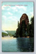 OR- Oregon, Rooster Rock On The Columbia River, Antique, Vintage Postcard picture