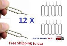 SHIPS FROM USA   12 Sim Card Ejector Eject Pin Key Tool for iPhone Android picture