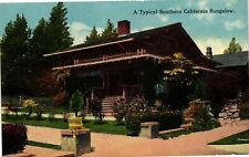 Vintage Postcard- A Typical Southern California Bungalow Early 1900s picture