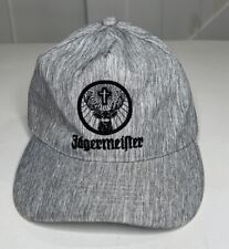 Jagermeister Logo Hat Gray Black Embroidered Deer Logo SnapBack Baseball Cap picture