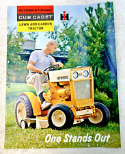 Vintage International Harvester 70 100 Cub Cadet Lawn Tractor Dealers Brochure picture