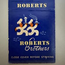 Vintage 1950s Roberts Brothers Drive-Ins Los Angeles Matchbook Cover picture