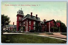 Oneida New York NY Postcard Oneida Community Ltd. Home Building c1910's Antique picture
