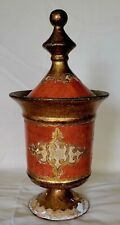 Vintage  Florentine Ceramiche Italian Vase With Top Made In Italy picture
