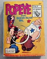 Vintage Big Little Book Popeye and Queen Olive Oyl Oil Classic Flip Thru Cartoon picture