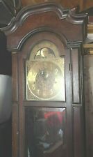 Antique Grandfather Clock - Colonial Mfg. Empire Style  Mahogany, German picture